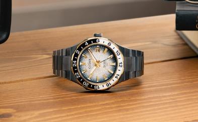 Citizen Series 8880 New Mechanical Watch: The Urban winter Charm of a Snowy Night