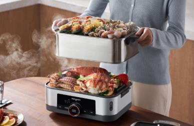 How can I steam dishes that are both delicious and simple? The 130℃ high-temperature rapid steaming of Dongling electric steamer is the secret